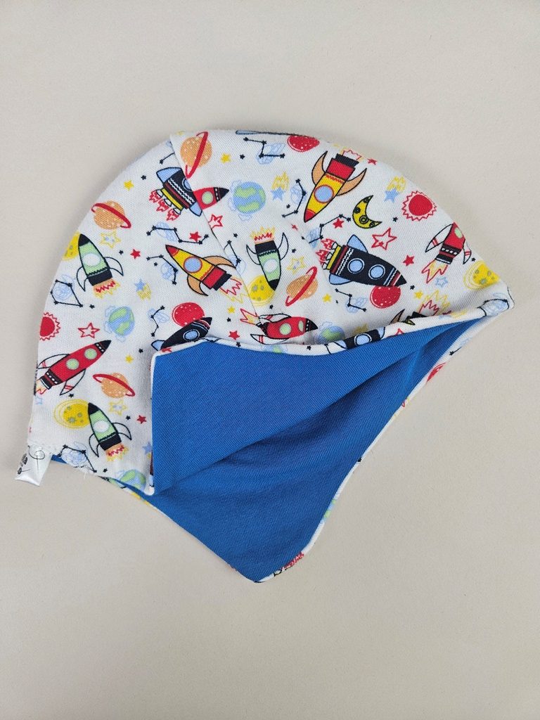 Dvostrana kapica- pamuk -Plave rakete
