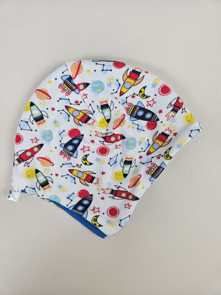 Dvostrana kapica- pamuk -Plave rakete - Slika 3