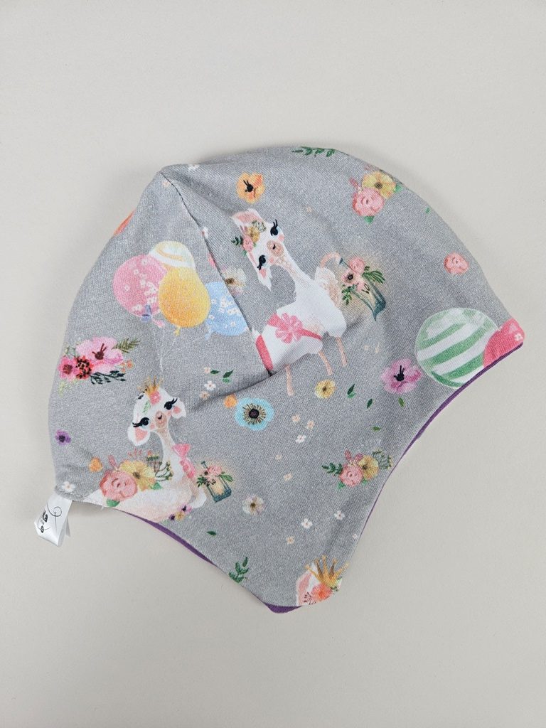 Dvostrana kapica- pamuk -Ljubičaste ljame - Slika 3