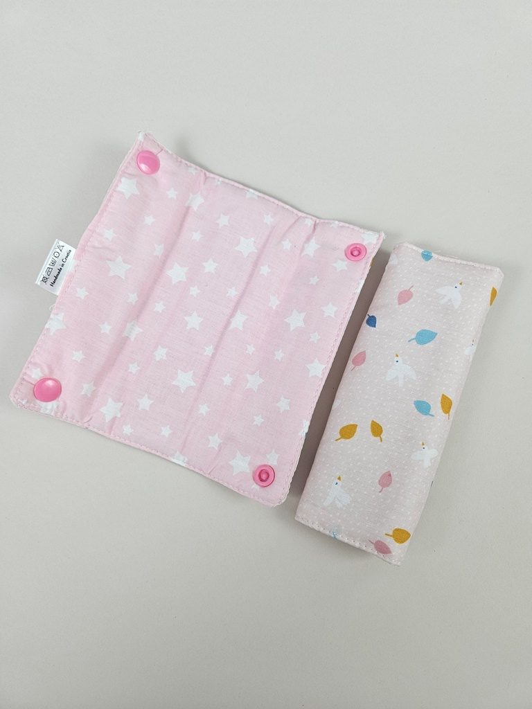 Gricke - jastučići za pojaseve dječjih kolica- Ptičice i zvjezdice