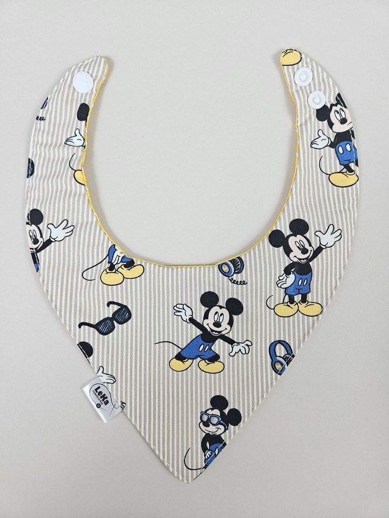 Dvostrani nepropusni slinček- Mickey i točkice - Slika 3