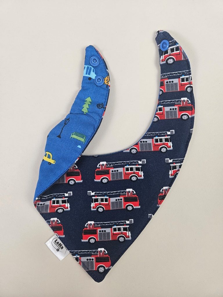 Dvostrani nepropusni slinček- Autići i vatrogasci