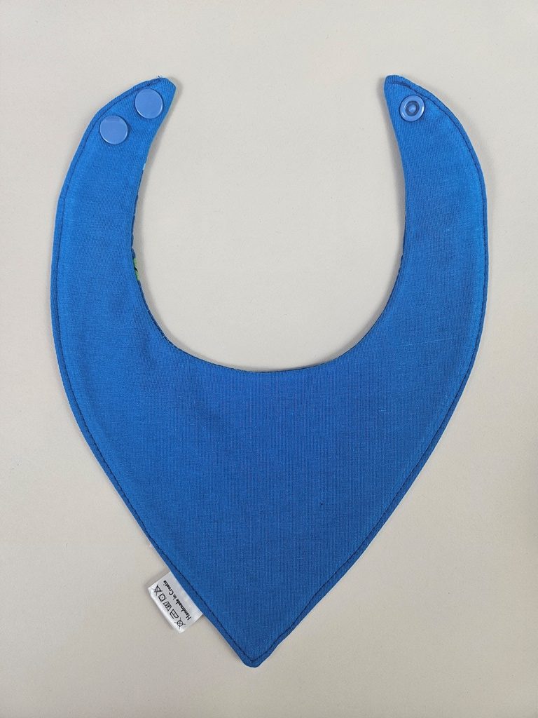 Dvostrani nepropusni slinček- Autići i plavo - Slika 2