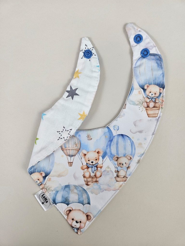 Dvostrani nepropusni slinček-medvjedići i zvjezdice