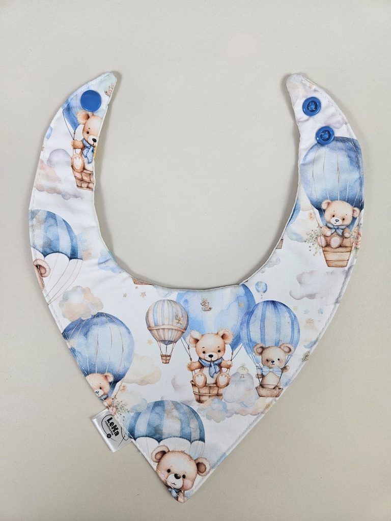 Dvostrani nepropusni slinček-medvjedići i zvjezdice - Slika 3