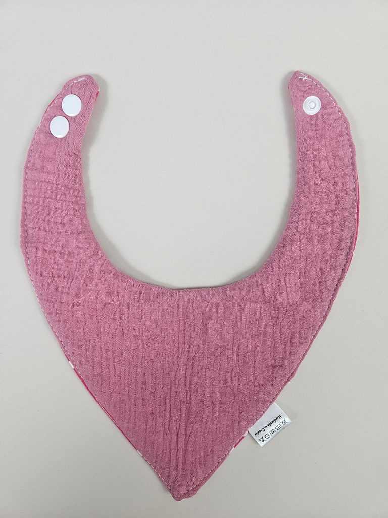 Dvostrani nepropusni slinček- Točkice i muslin - Slika 2