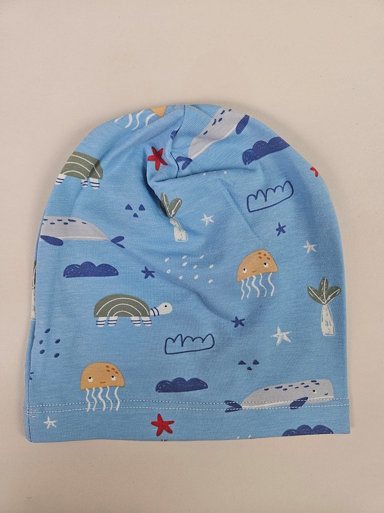 Tanka lagana dječja kapa za proljeće i jesen-Morska